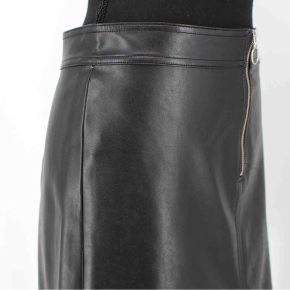 WILFRED VEGAN LEATHER Zip Skirt - Picture 2 of 3